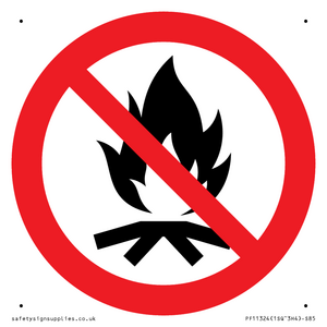 Prohibition: No campfire